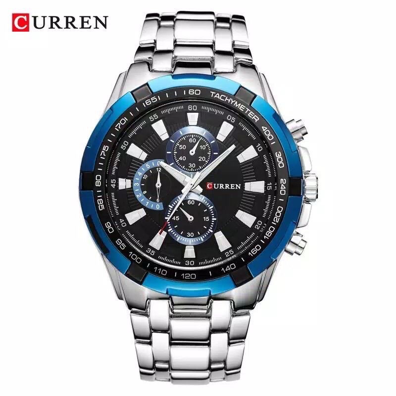 COD!! CURREN 8023 ORIGINAL Jam Tangan Pria CURREN Analog Chrono Tidak Aktif