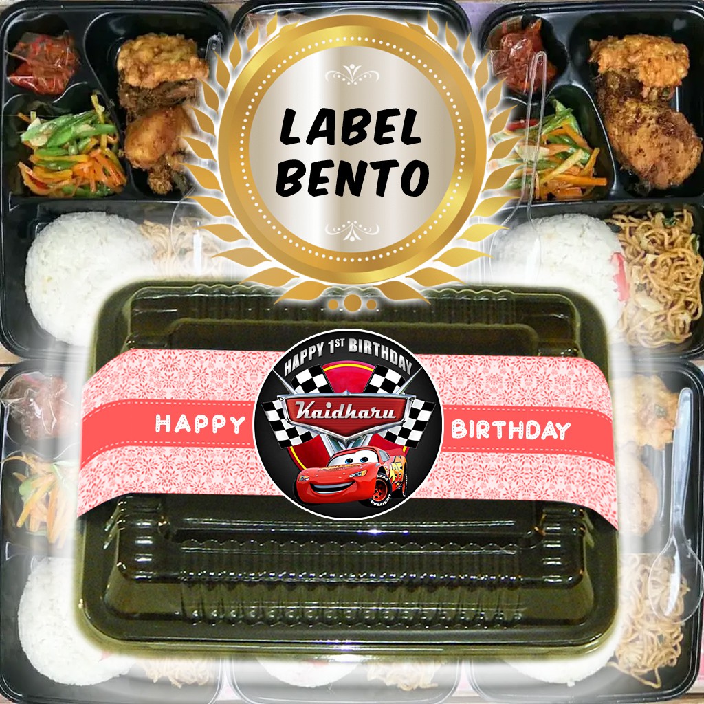 

CARS - LABEL BENTO / LABEL AQIQAH / LABEL NASI BENTO ULTAH ULANG TAHUN