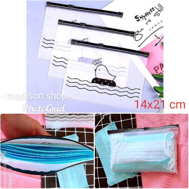 Dompet Masker Tas Kosmetik Dompet Mika Tempat Pensil Murah Tas Mika Murah Grosir