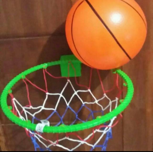 Mainan anak bola basket ring TANPA TIANG