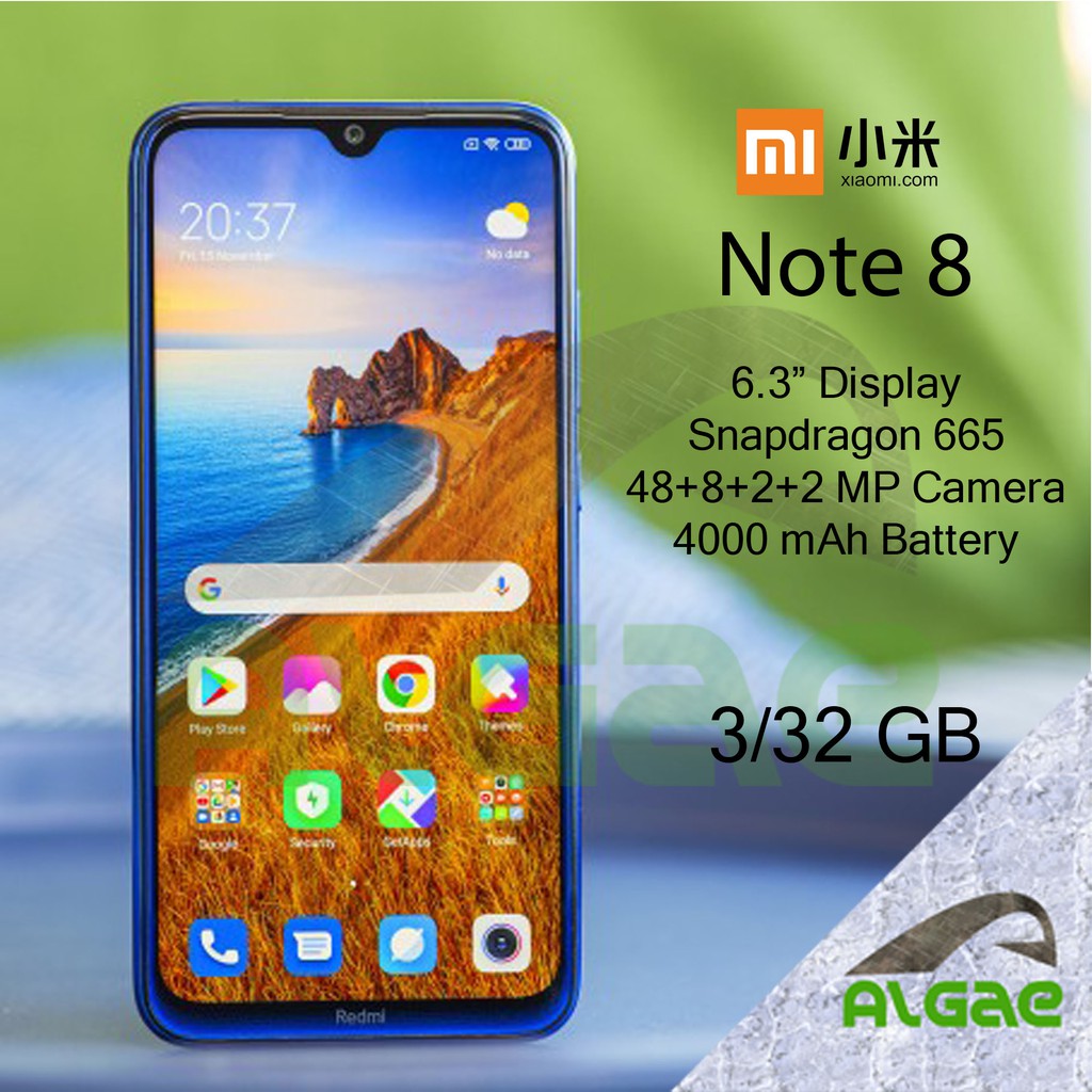 Xiaomi Redmi Note 8 3/32 GB Garansi Resmi | Shopee Indonesia