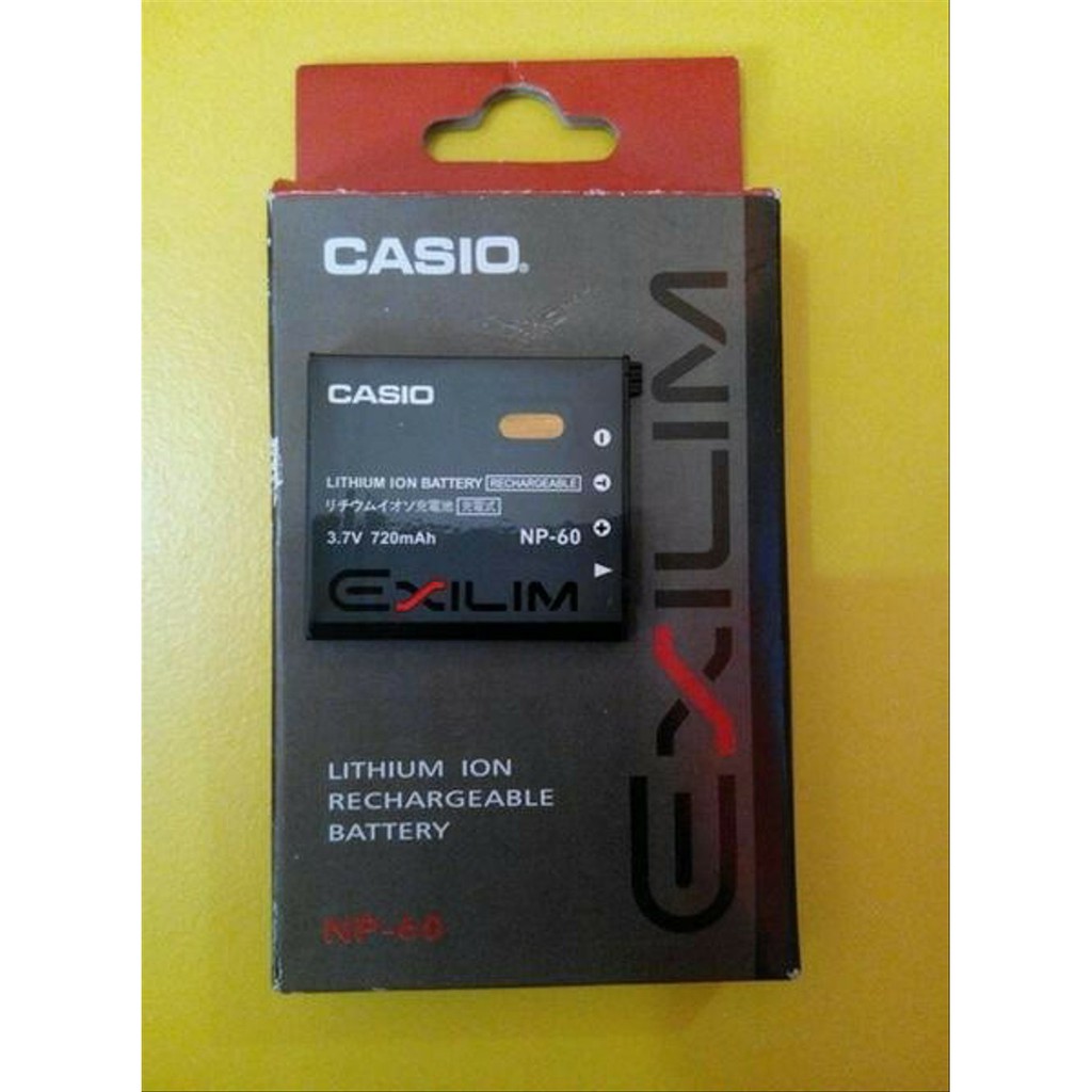 Battery Baterai Batre Casio Np-60 For kamera Casio Exilim EX-FS10 EX-S10 EX-S12 EX-Z9 EX-Z19 EX-Z20