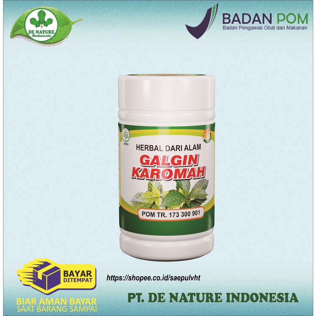 GALGIN KAROMAH ( ONGKIR TERMURAH ) OBAT BATU GINJAL / KENCING BATU GALGIN DE NATURE