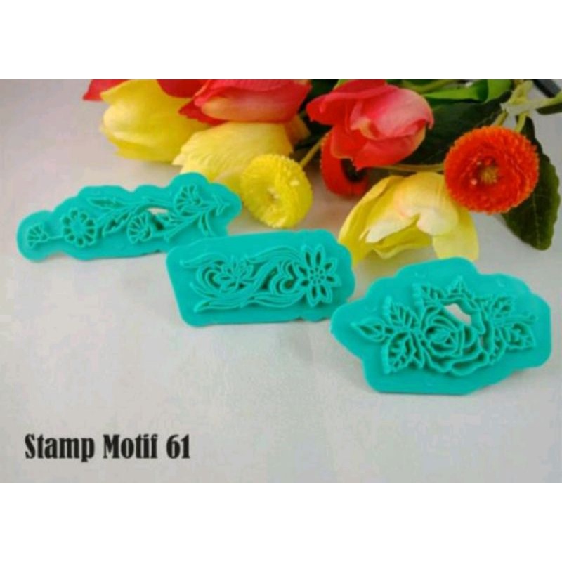 

stamp motif 61 stamp fondant kue cutter fondant kue