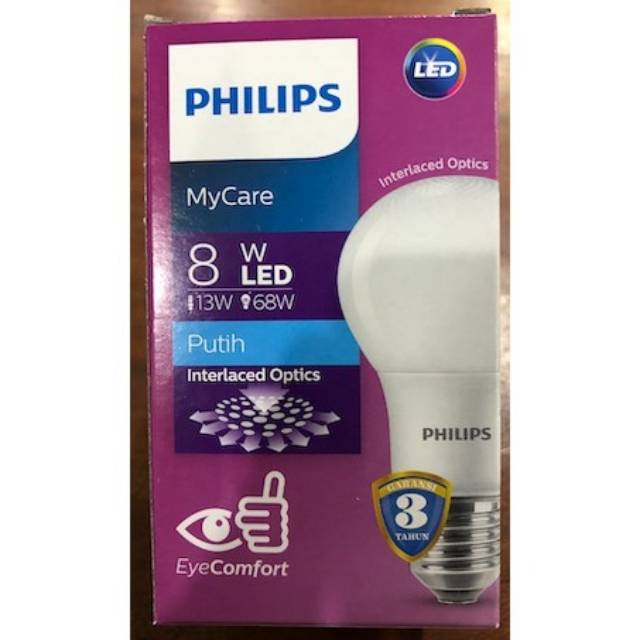 Lampu Philips LED 8 Watt Cool Daylight