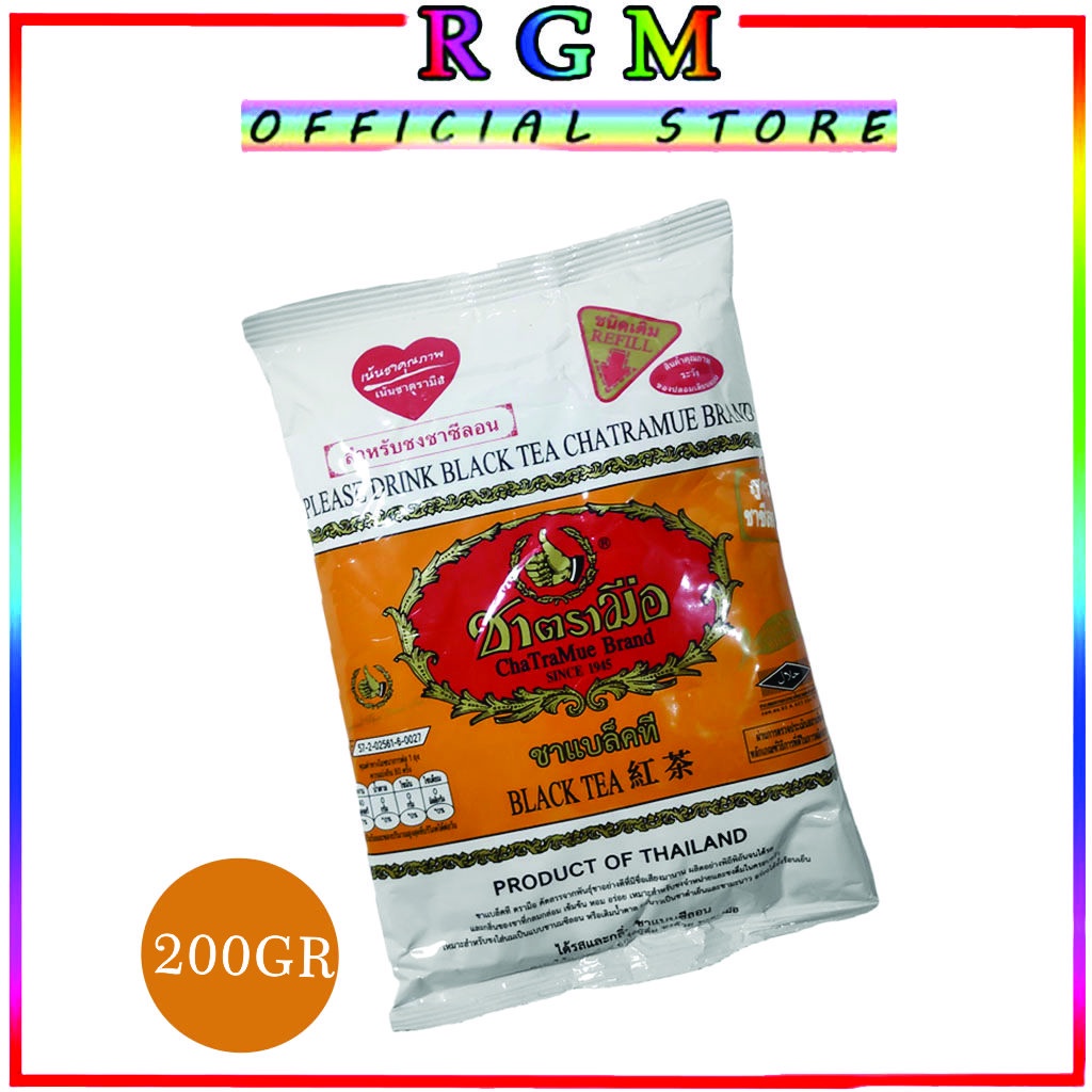 

RGM ORIGINAL BLACKTEA CHATRAMUE 200gram