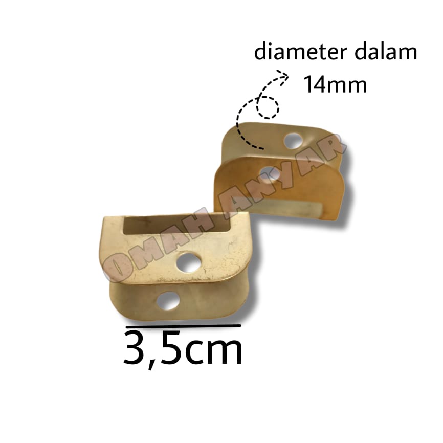 Plat U Kunci Dobel Bolak Balik