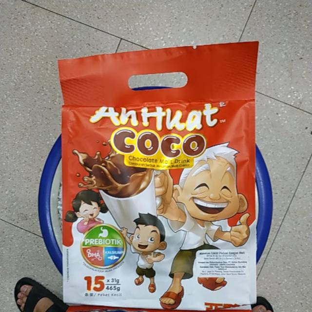 Ah Huat Coco Chocolate Malt Drink ( Ahuat hot chocolate) bulan 4 2020