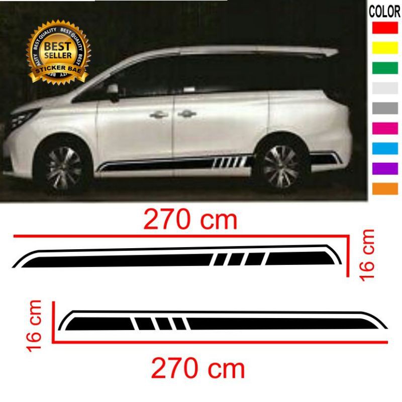 STICKER MOBIL LIS CUTTING STIKER LIS MOBIL