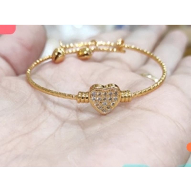 Perhiasan Gelang Xuping Gold Gelang Tangan Anak Model Kerincing