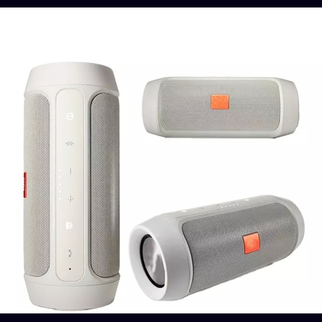 Speaker Bluetooth Murah!!!  Setara JBL Charge 2 Original + USB FLashdisk Original+ Up to 1000 lagu-Silver