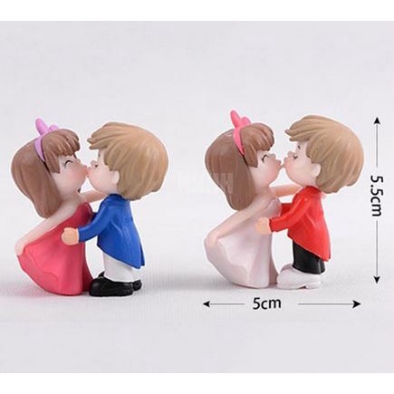 Miniature Lover Figures - Lovers Couple Figurines #26 (2pcs)