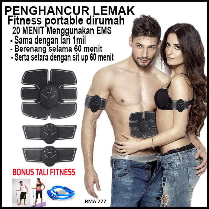 Alat Fitness Pria Wanita Pembakar Lemak Gym Dan Pengecil Perut Untuk Penghancur lemak sixpad sixpack