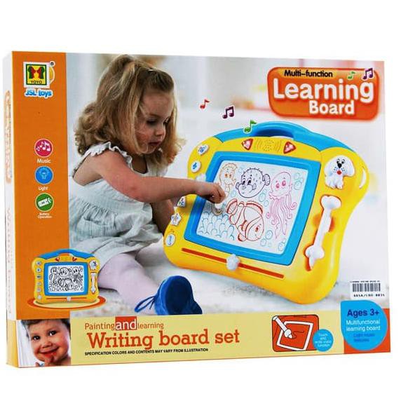 

PAINTING AND LEARNING WRITING BOARD YELLOW MAINAN PAPAN TULIS