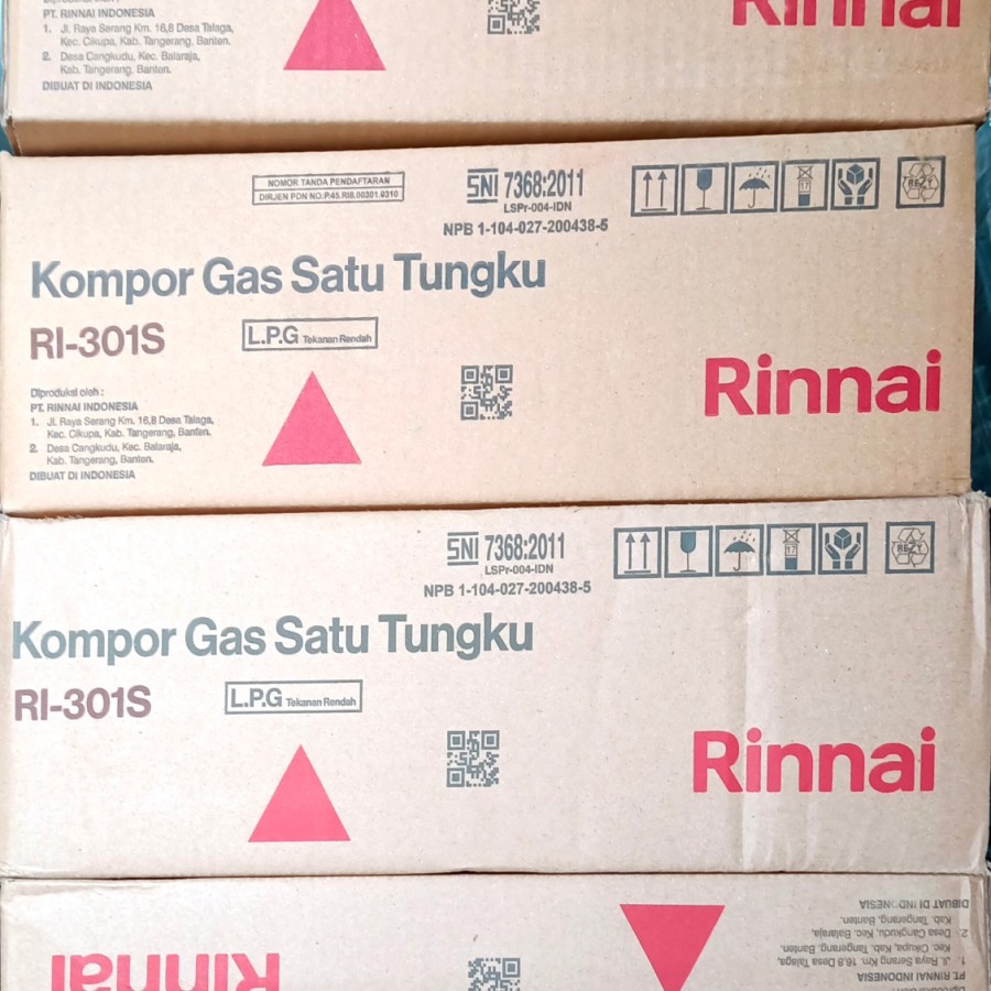 Kompor Gas Rinnai 1 tungku ri-301s