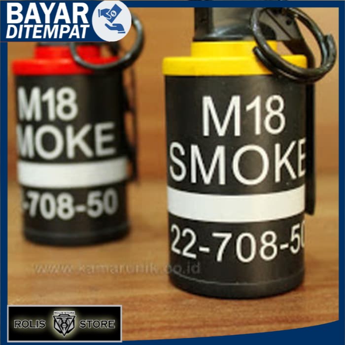 PROMO KOREK GAS SMOKE GRENADE GRANAT ASAP M18