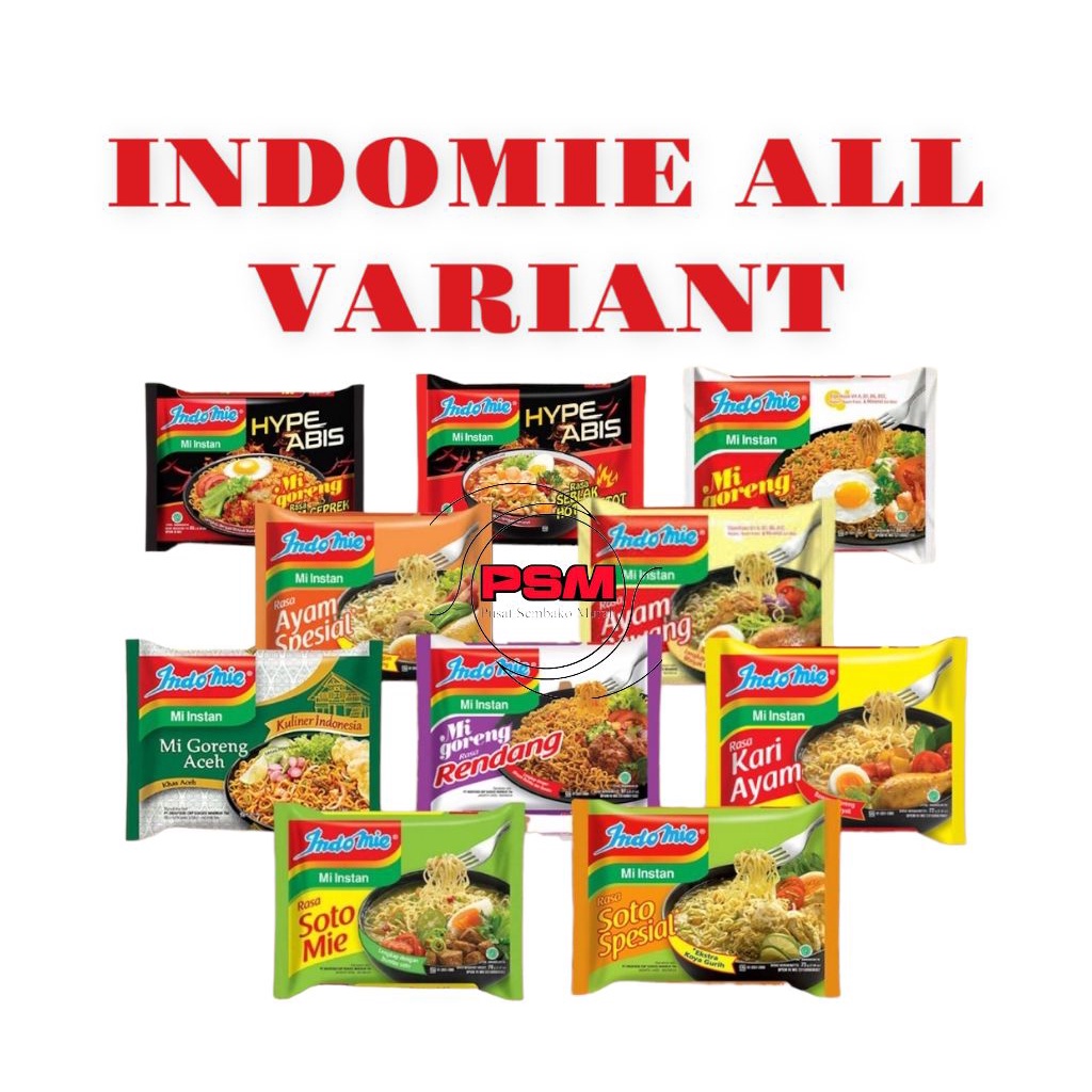 

PSM ~ INDOFOOD Indomie All Varian | PER 1 PCS
