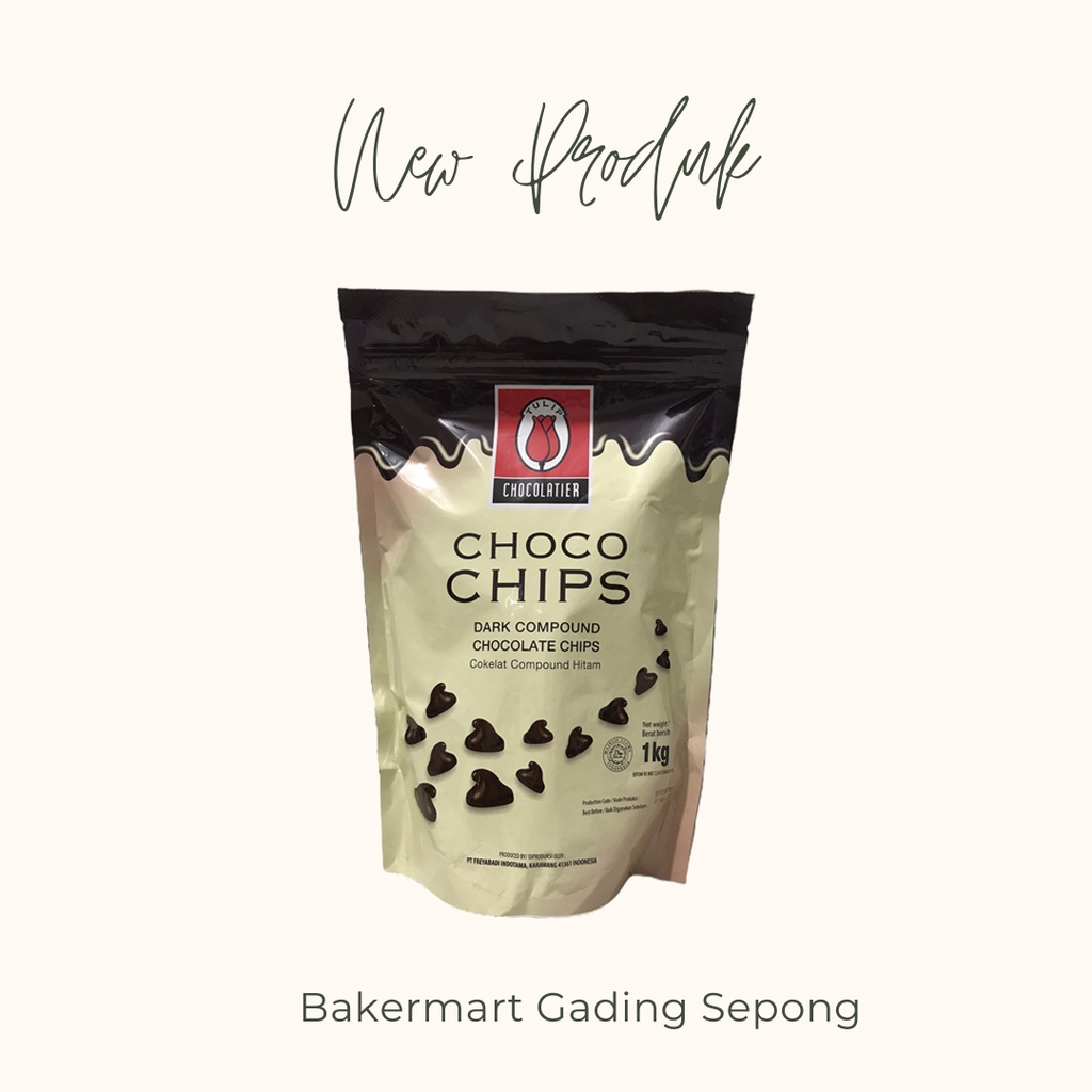 

Tulip Chocolate Chips/ Coklat Chips Pouch 1kg