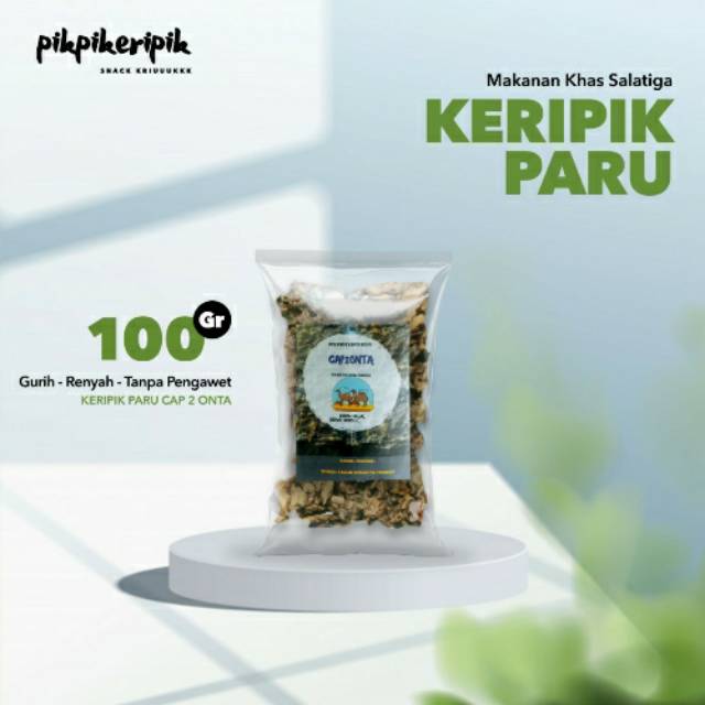 

Keripik Paru Cap 2 Onta 100GR/GURIH-RENYAH/TANPA BAHAN PENGAWET