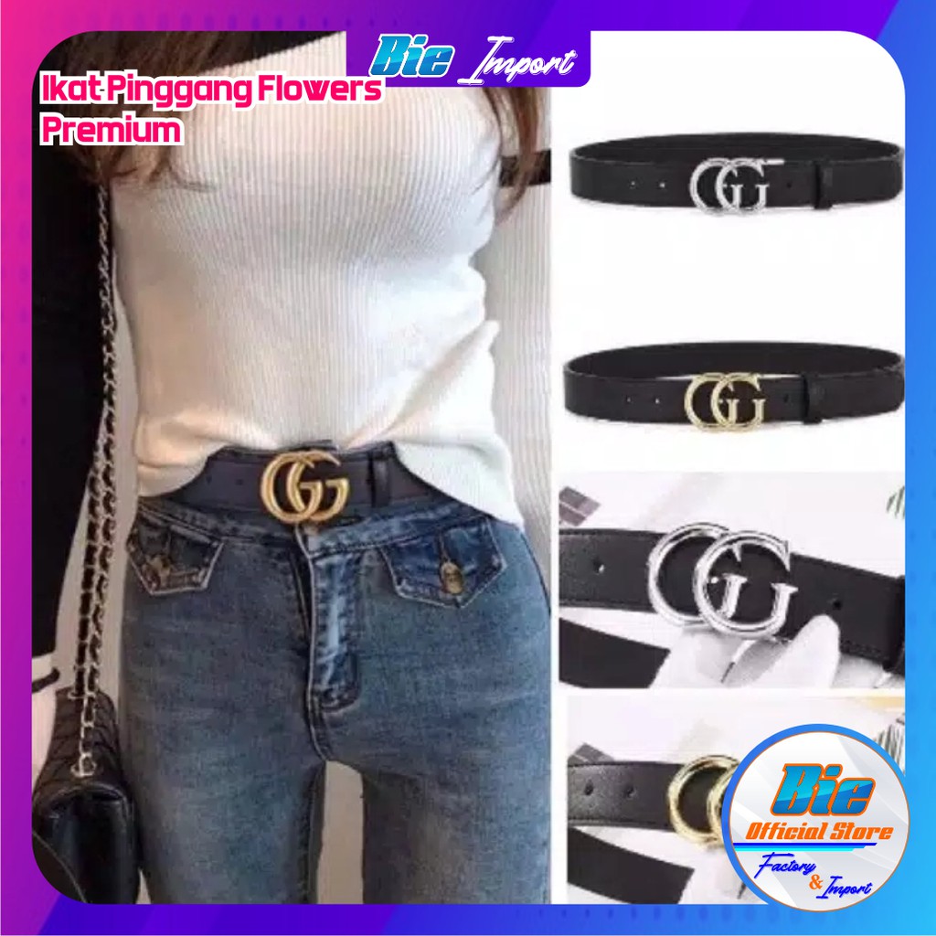 Gesper Ikat Pinggang Wanita Ring Belt Impor Korean Style