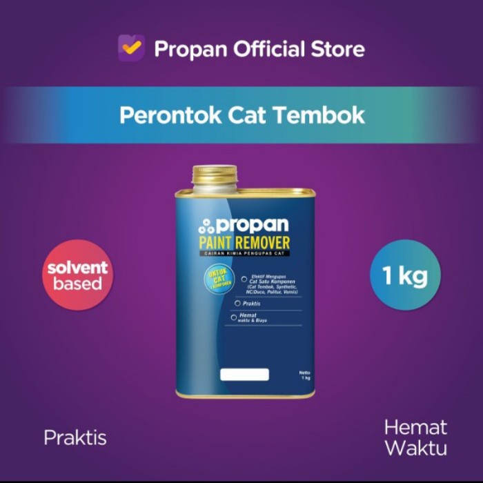 

Perontok / Penghapus Cat Kayu Besi / Paint Remover Propan Ppr -735 1Kg