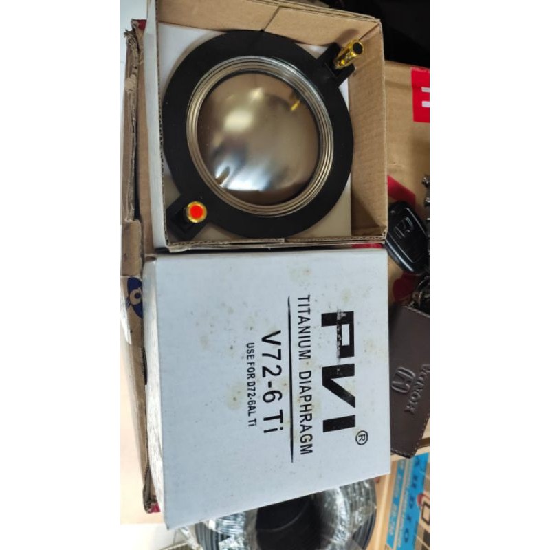 Spool Driver Tweeter Pvi D72-6 D72-1 VC 2,85 inchi Original