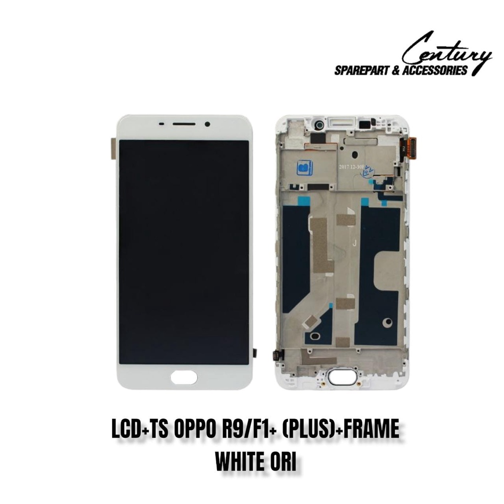 LCD+TS OPPO R9/F1+(PLUS)+FRAME WHITE ORI