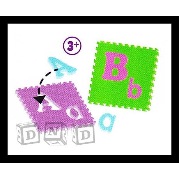 Mainan Edukasi Anak Karpet Matras Puzzle Evamat Evamats Abjad Abc Terbaik