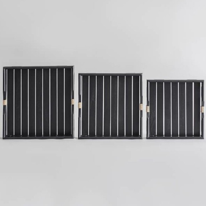 AQUILA TRAY BLACK | NAMPAN PITA HITAM | NAMPAN KAYU JATI