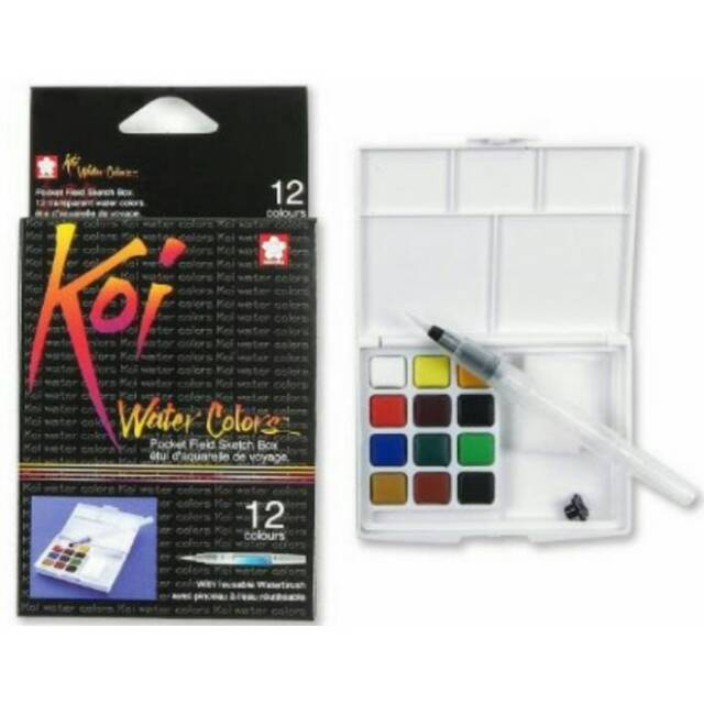 

SAKURA KOI WATER COLOR 12 WARNA