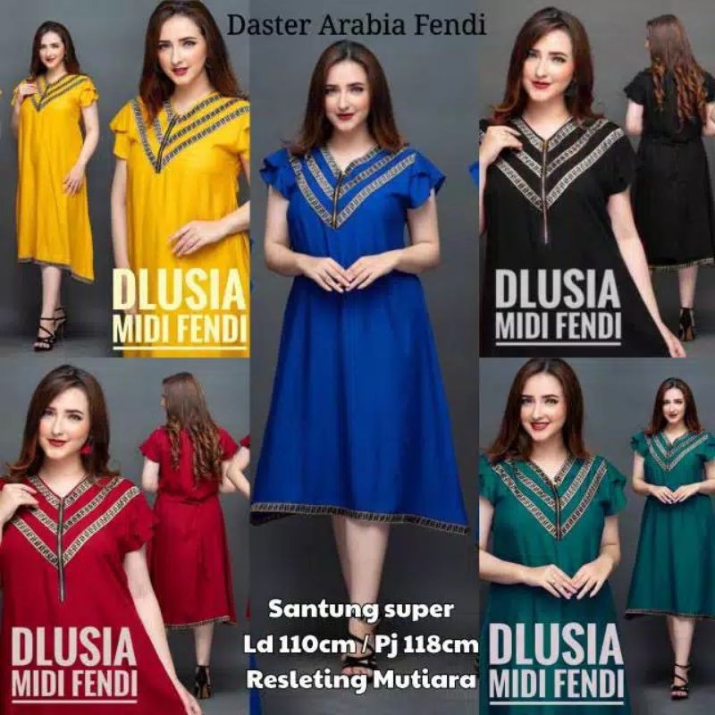 DASTER ARAB DLUSIA MIDI BAJU TIDUR BUMIL DAN BUSUI