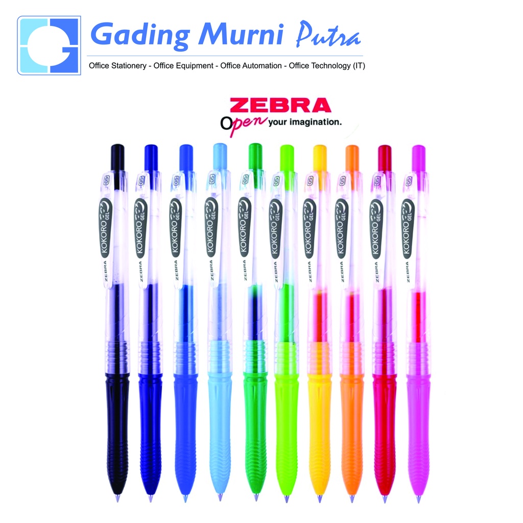 

Bolpen Pulpen Zebra Kokoro 0.5 mm