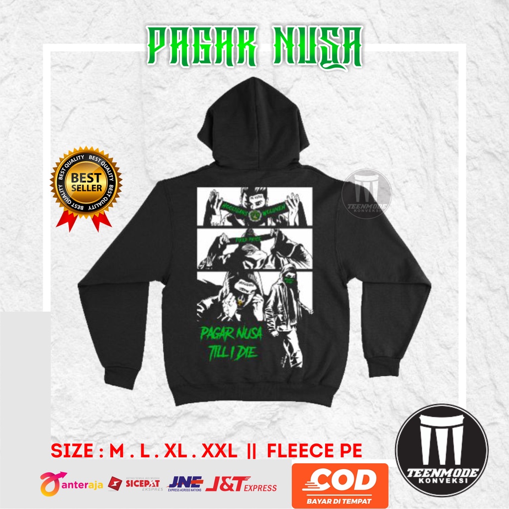 Jaket Hoodie Hooligans Pagar Nusa Bordir