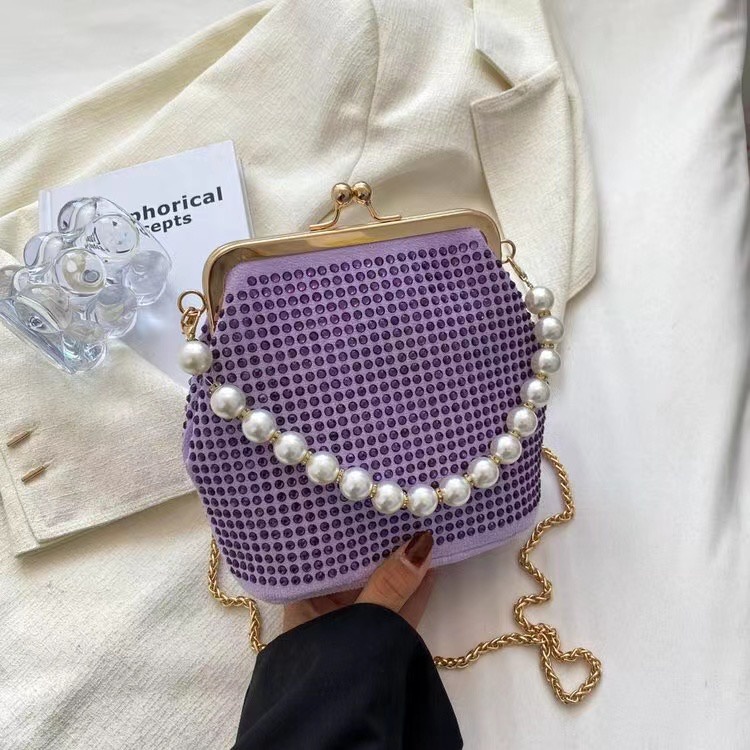 Tas Selempang Wanita Manik Import Mutiara Model Terbaru Dan Kekinian Fashion Korea FA1056