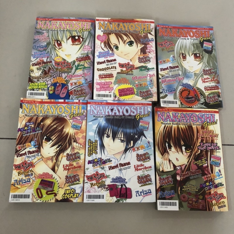 Majalah Komik Nakayoshi Gress 2011