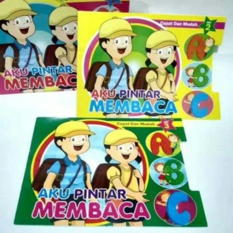 Buku aku pintar membaca jilid 1,2,3