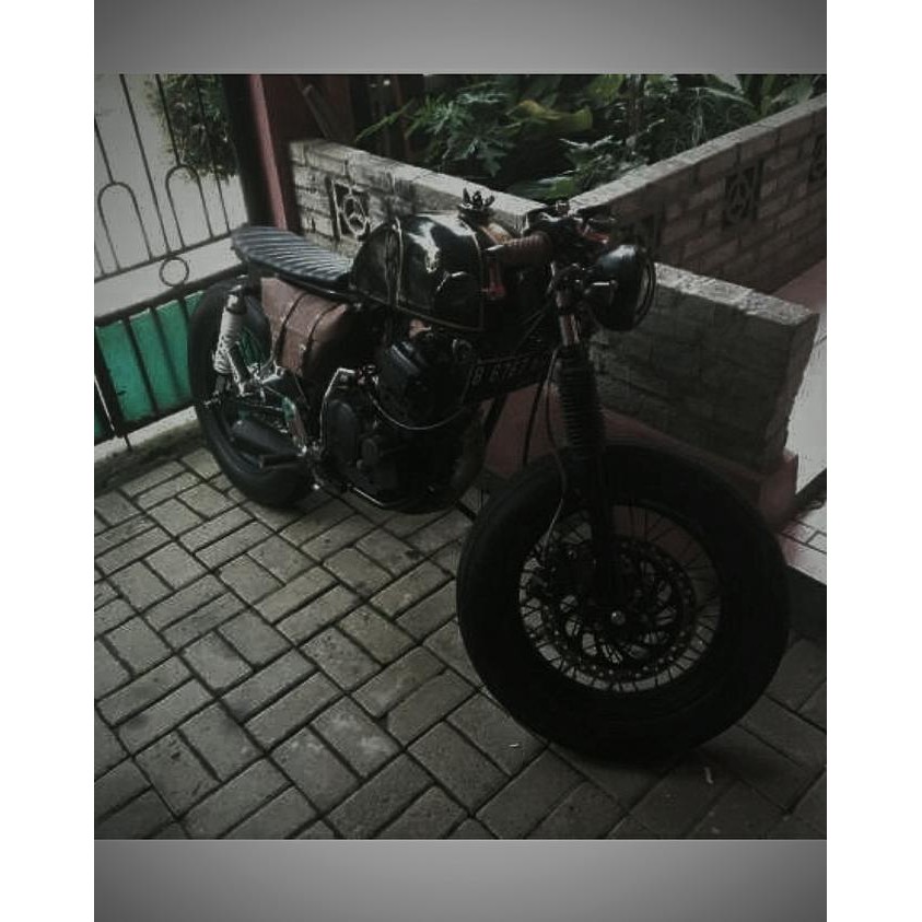 Tas Motor Classic / Side Bag / Cover Aki /Tutup Aki Caferacer Japstyle New Arrival