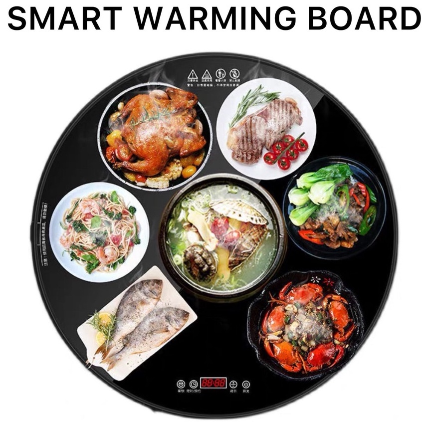 SMART WARMING BOARD 60 CM  / PEHANGAT MAKANAN / FOOD WARMER / ALAT HOTPOT LISTRIK