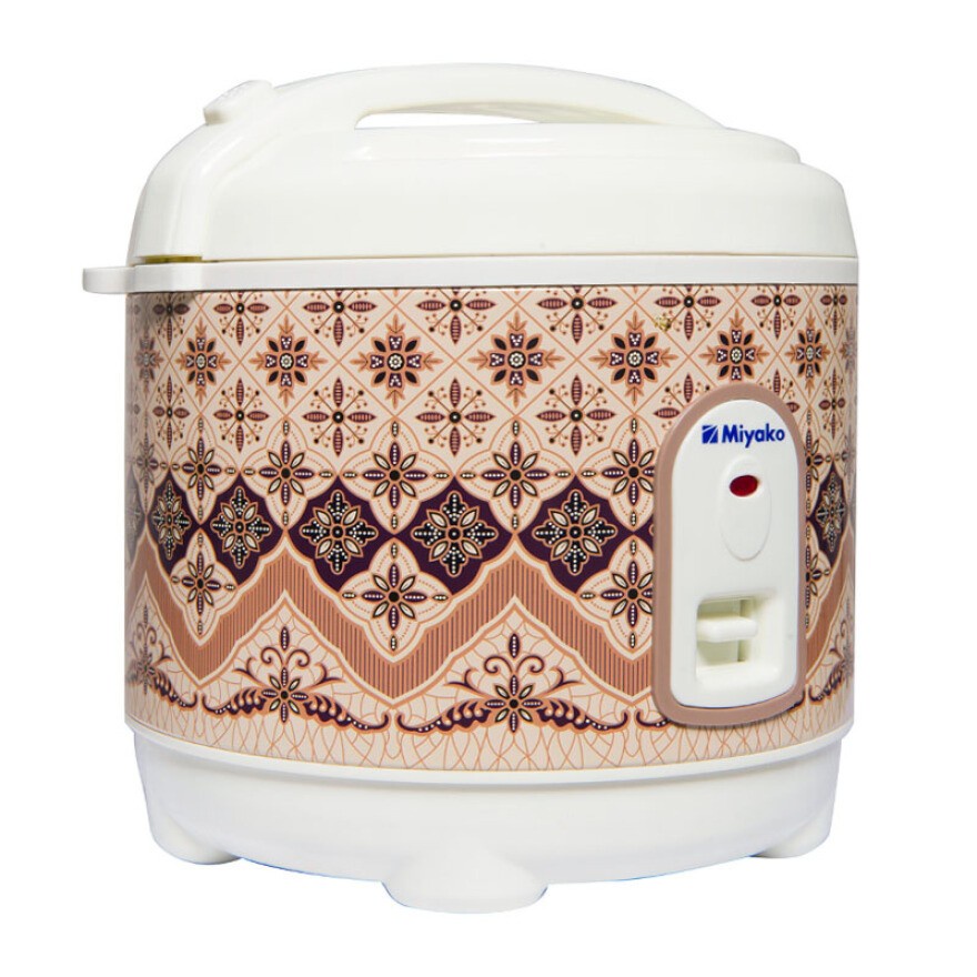 Miyako PSG 607 Rice Cooker Mini 0.6 LITER / Penanak Nasi Kecil PSG-607 / PSG607 Batik - Putih