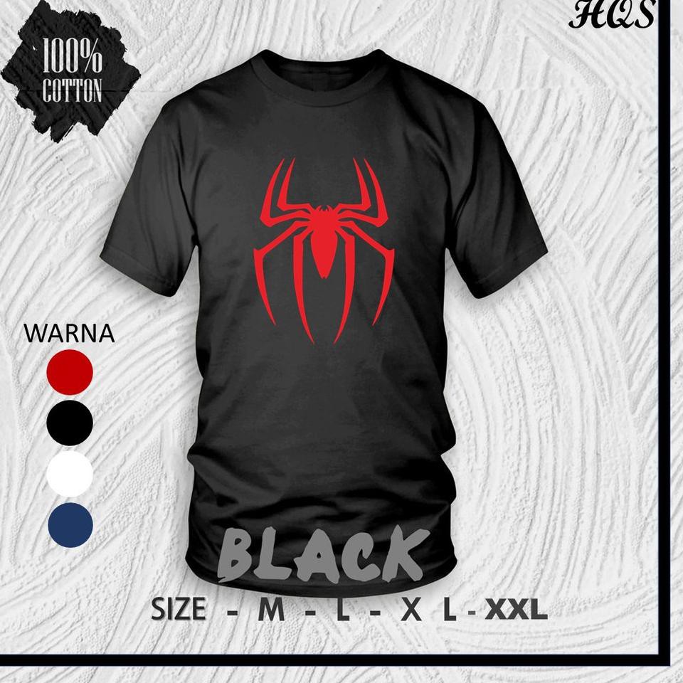 Import Terbaik KAOS PRIA BRANDED ORIGINAL DISTRO SIMPLE KEREN MURAH SPIDERMAN TARANTULA / BAJU KAOS
