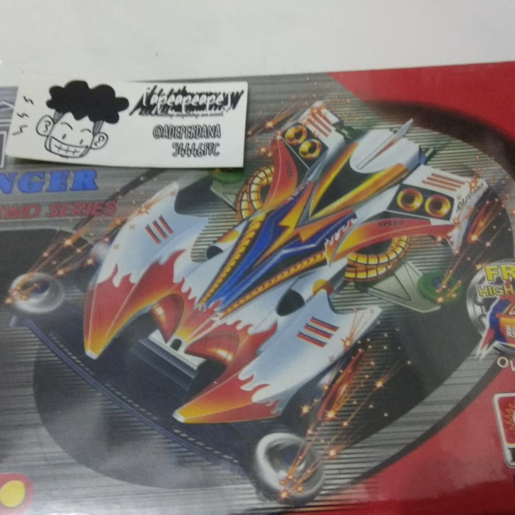 Tamiya Let's & Go Fire Stinger Merk Image Mini 4 WD Mini4WD Murah