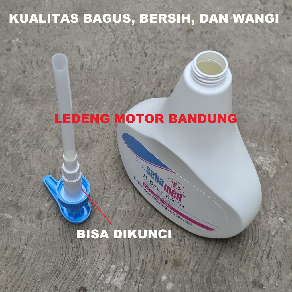 Botol Kosong Bekas Sabun SebaMed Tempat Shampoo Cair Pompa Dispenser Pump Kapasitas 1L