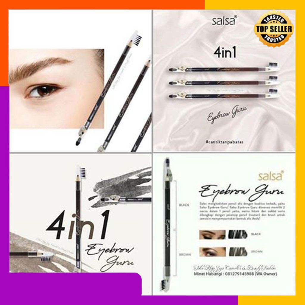 SALSA PENSIL ALIS 4 IN 1 / EYEBROW GURU 4.9 BPOM