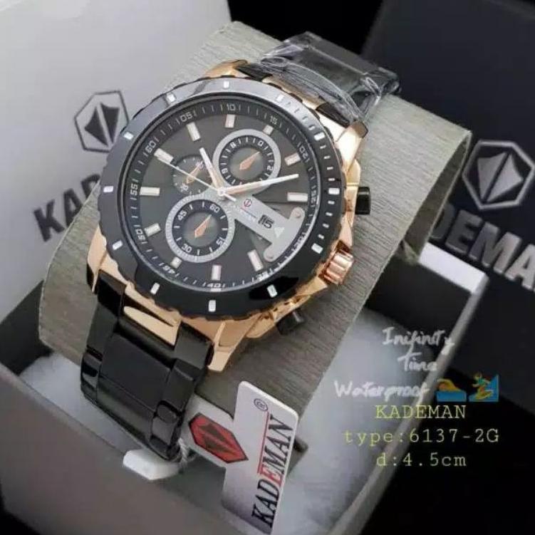 (SIAP KIRIM) JAM TANGAN PRIA / JAM TANGAN COWOK KADEMAN 6141 ORIGINAL