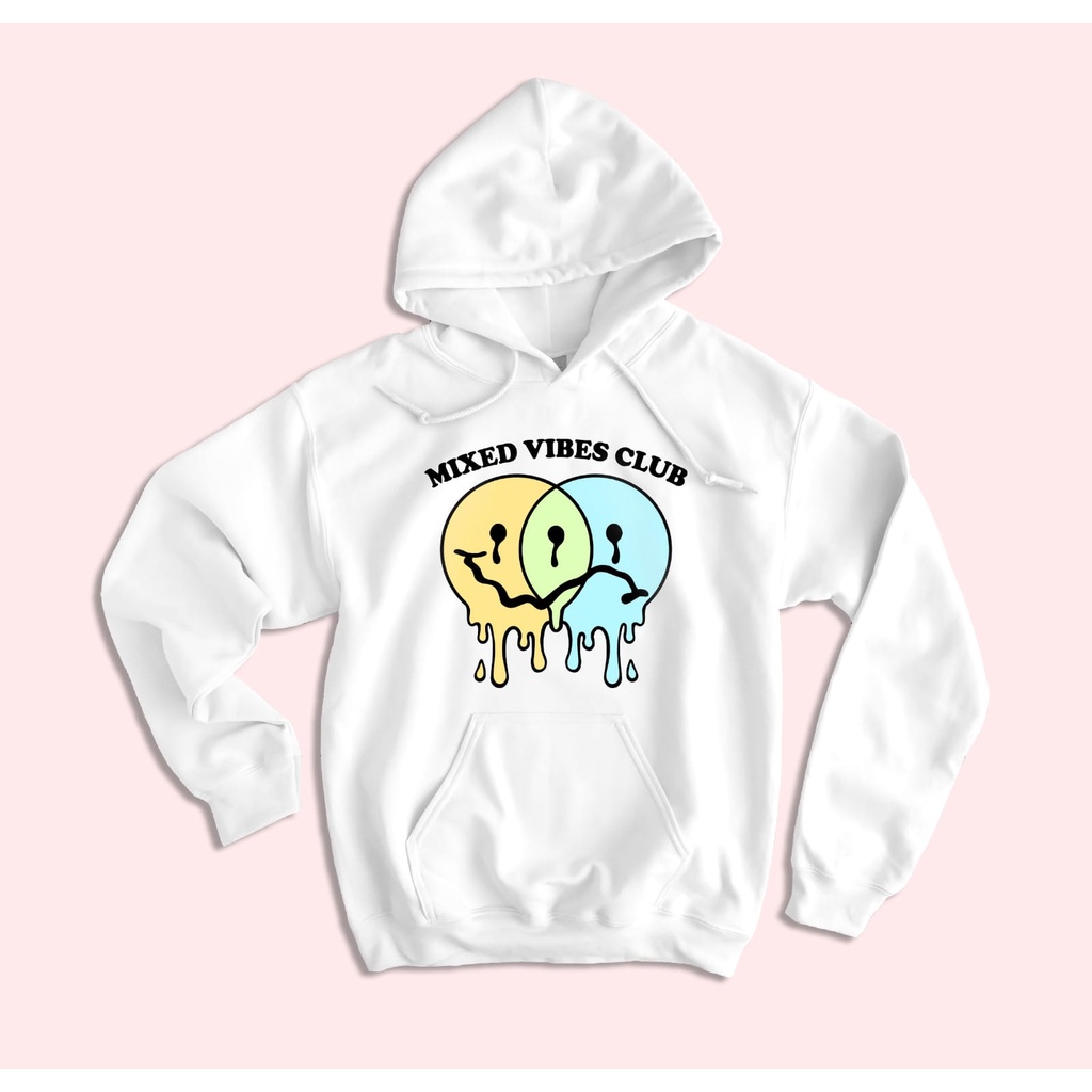 HOODIE UNISEX MIXED VIBES CLUB SIZE M - XXL  - JUMPER LUCU PREMIUM