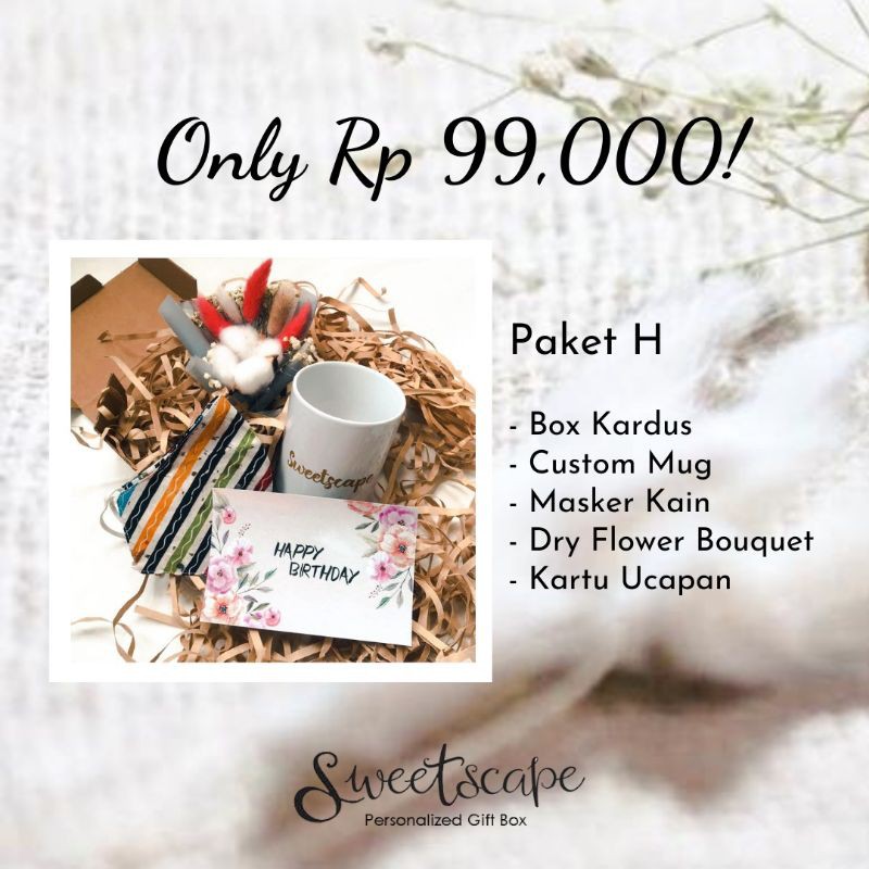 

Gift Box Package 57- Paket Hemat H- Hadiah Ulang Tahun