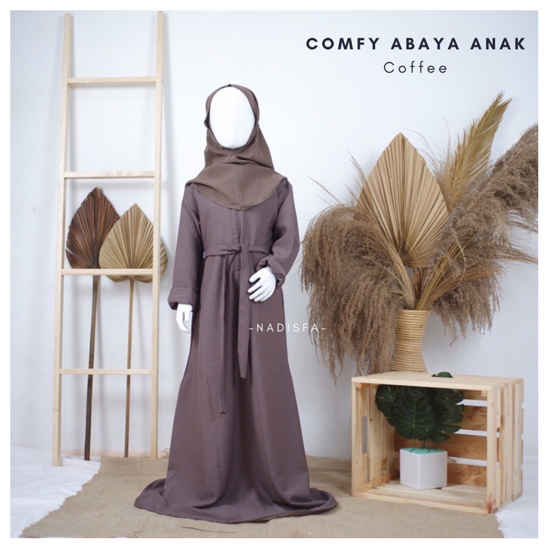 MINI COMFY ABAYA BAYI ANAK DAN REMAJA