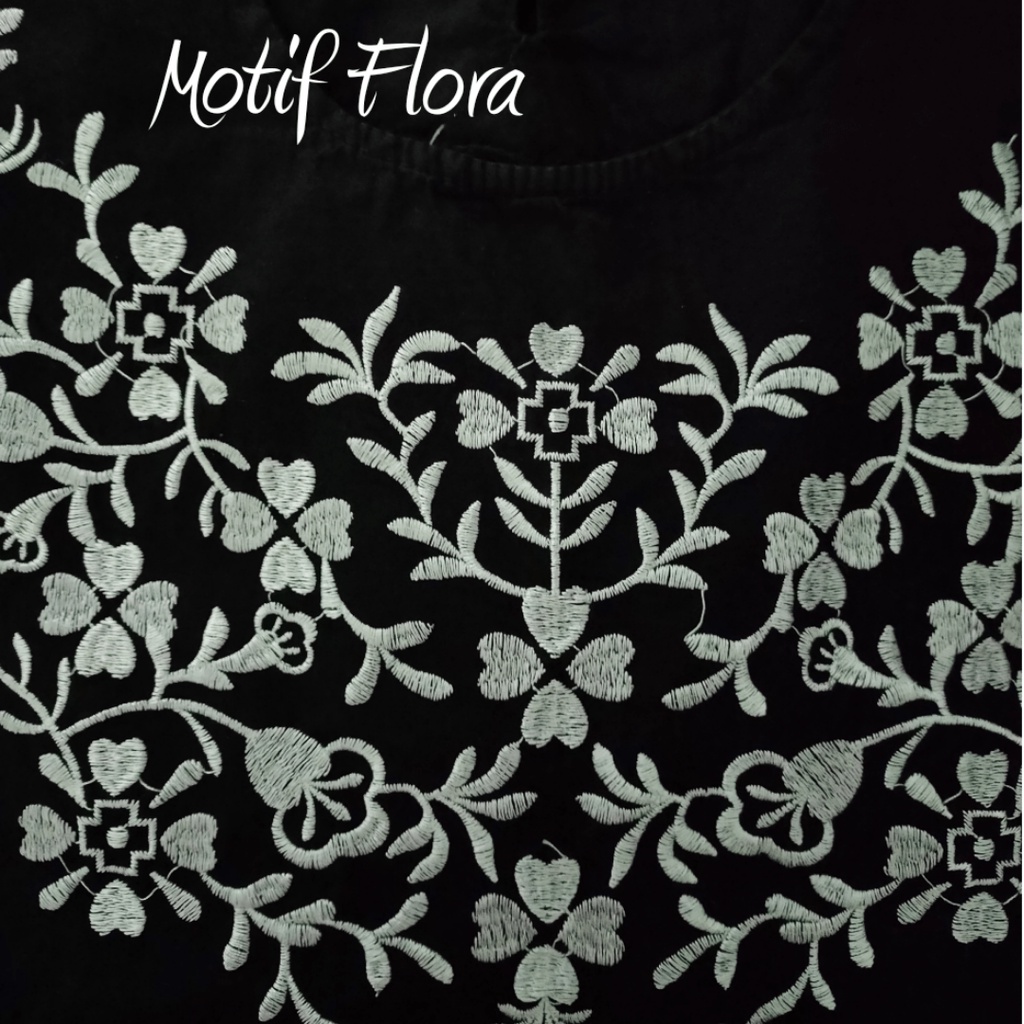 FLORY dan FLORA B&amp;W DENIM DRESS