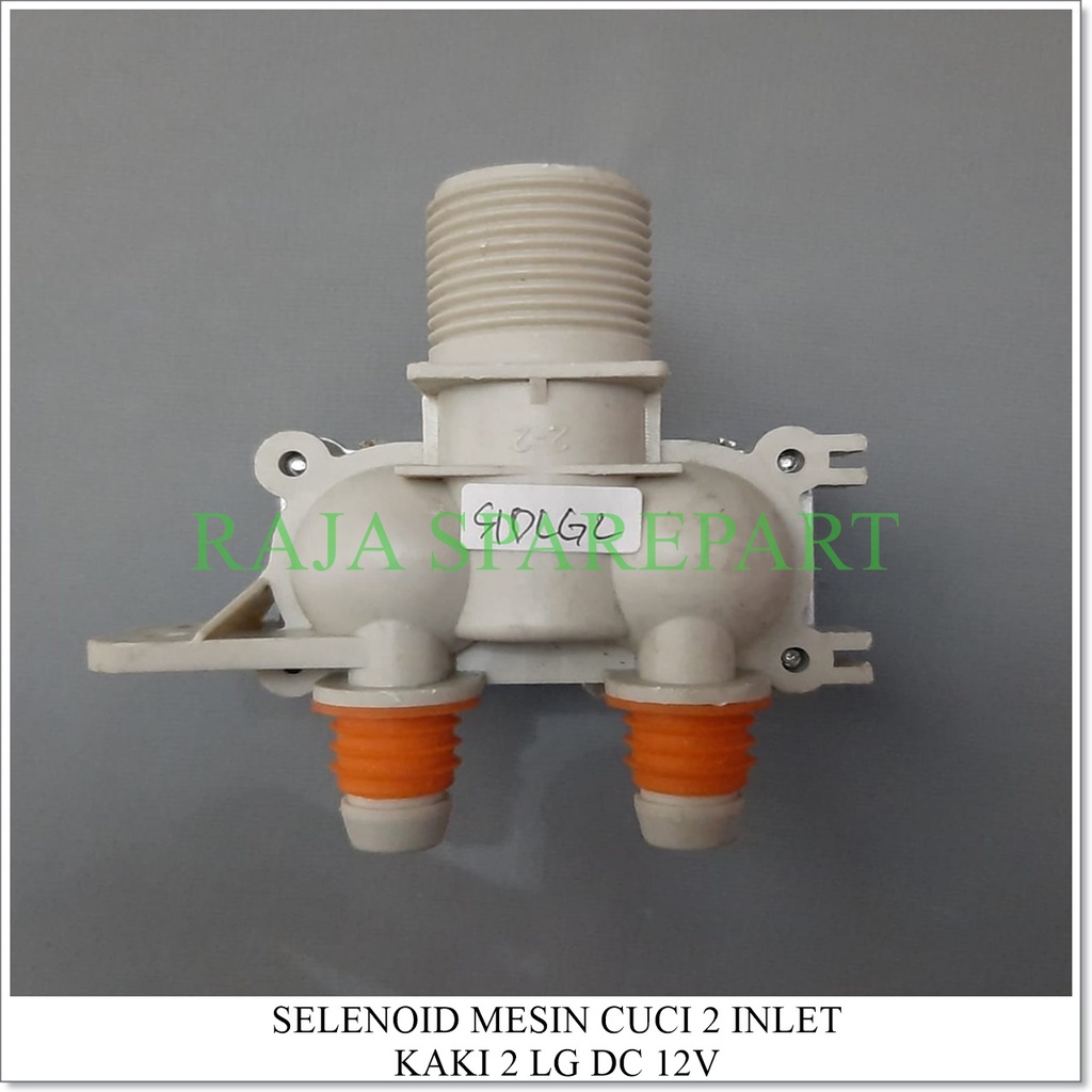 Selenoid / Water Inlet Mesin Cuci LG INLET DOUBLE KAKI 2 (DC 12V)