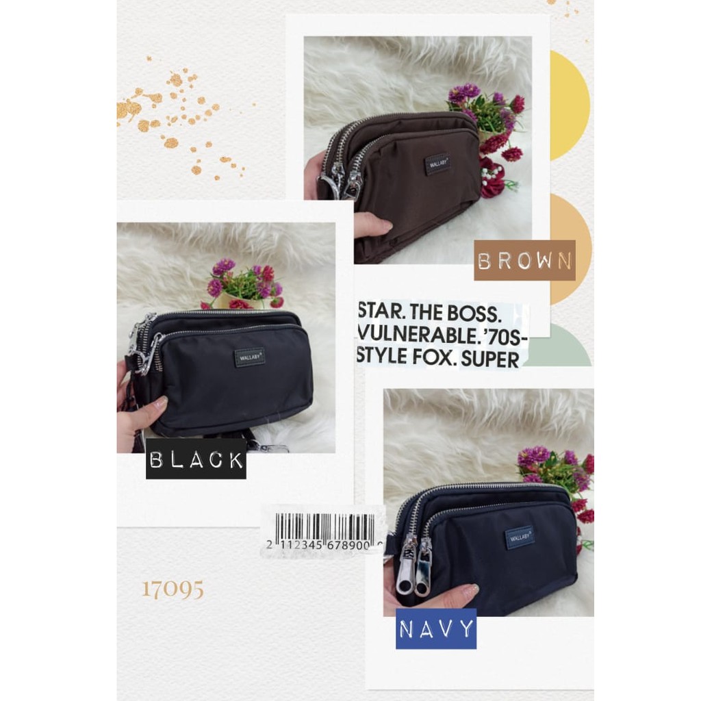 11.11 TERMURAH (17095) TAS SELEMPANG WANITA SIMPLE / TAS SIMPLE PEREMPUAN #Shopeehaul